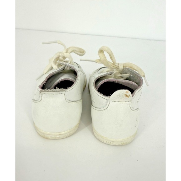 Vintage Stride Rite Baby Booties Size 3.5 Leather Upper Cute Sweet Retro - Picture 4 of 7